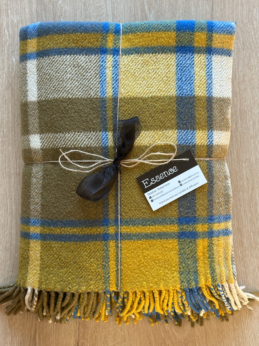 Kaiapoi 100% Pure Wool Travel Rug