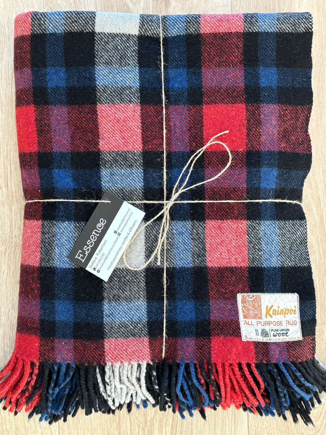 Kaiapoi 100% Pure Wool Travel Rug