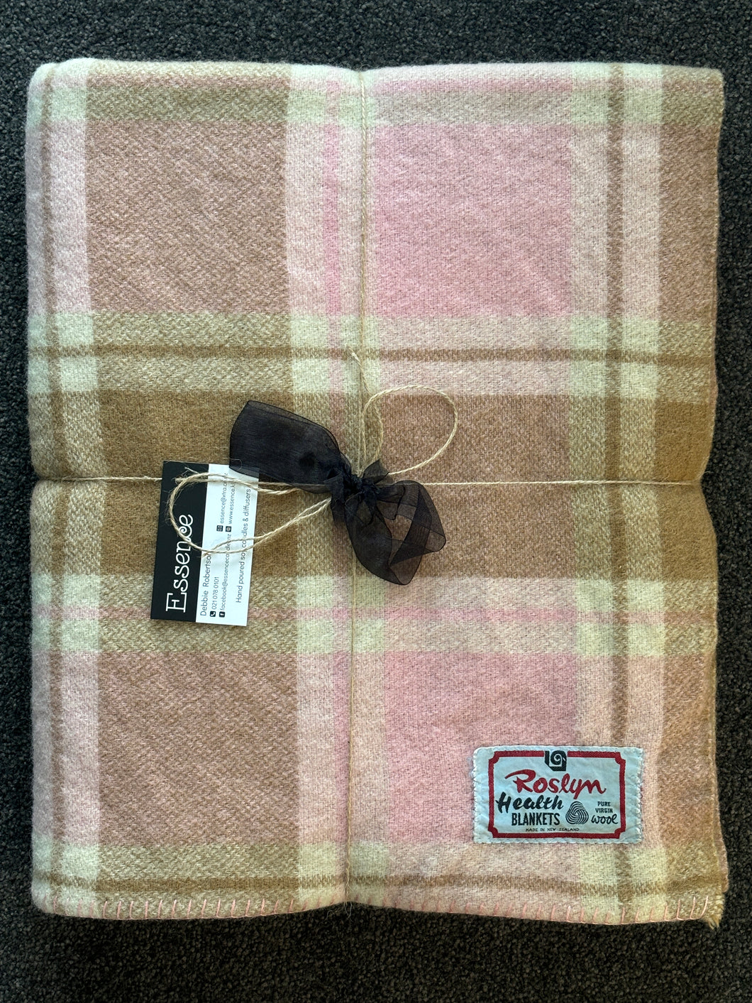 Roslyn Pure NZ Wool KING SINGLE Blanket